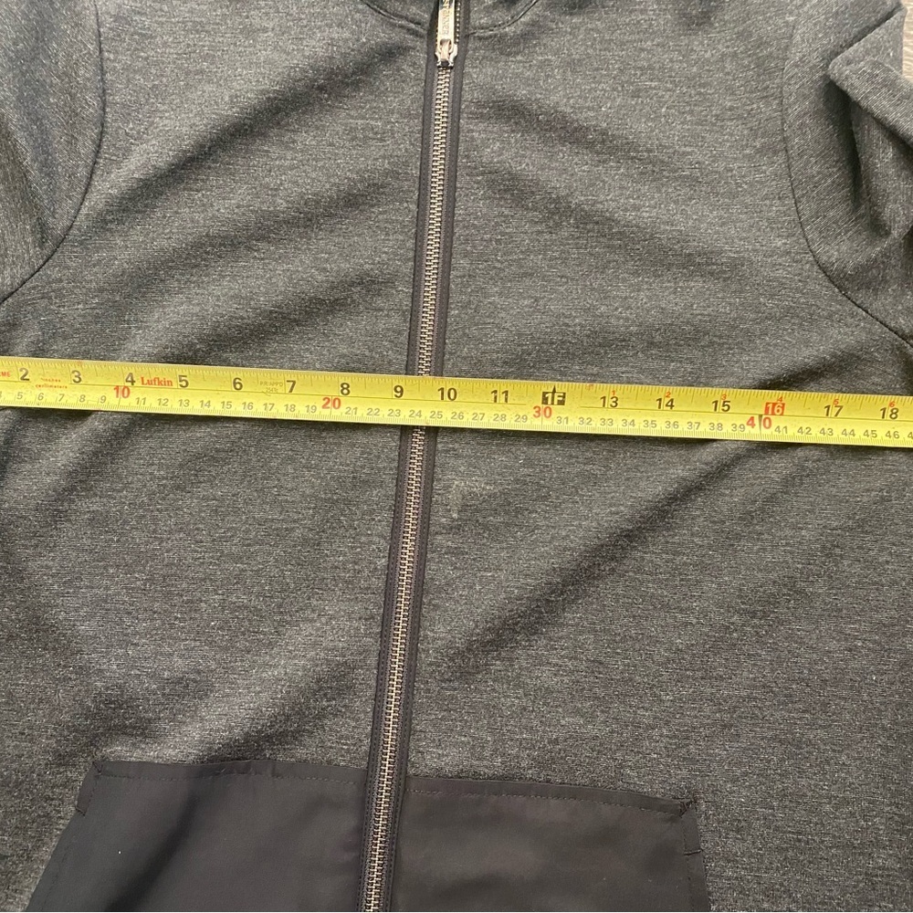 Spanner gorgeous jacket/sweater, dark grey 2 way zip/8 - Picture 10 of 13